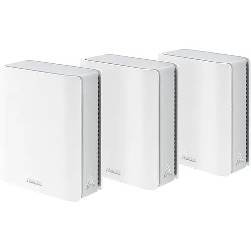 MESH-система ASUS WiFi-Mesh ZenWiFi BT8 BE14000, 1xGE LAN, 1x2.5GE LAN, 1x2.5GE LAN, 1xUSB 3.0, 3мод, белый (90IG0930-MO3B40) - фото 1