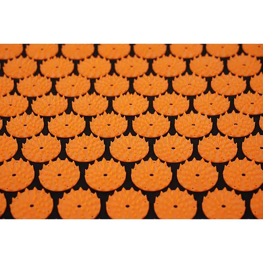 Килимок акупунктурний з валиком Cornix Classic Mat Аплікатор Кузнєцова XR-0111 Black/Orange - фото 4