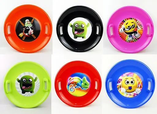 Санки-ледянка Snow Plate с принтом, 60 см, 6111 (в ассортименте) - фото 2