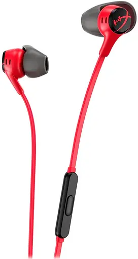 Гарнитура Cloud Earbuds II 3,5 мм Red HyperX teh0013113 - фото 1