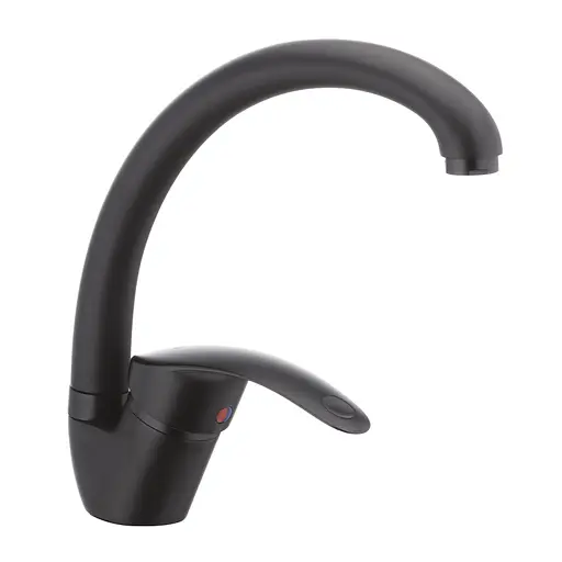 Змішувач для кухні CRON MARS 777 чорний CR0785 - фото 1