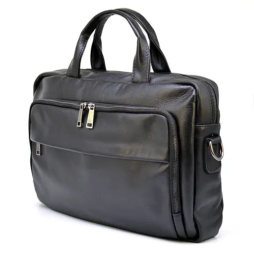 Чоловіча шкіряна сумка TARWA 43х30.5х7 см sum0026106 - фото 3