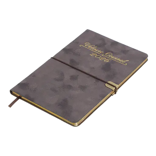 Еженедельник датированный Buromax Velour 2026 A5 искусственная кожа серый (BM.2710-09) - фото 3