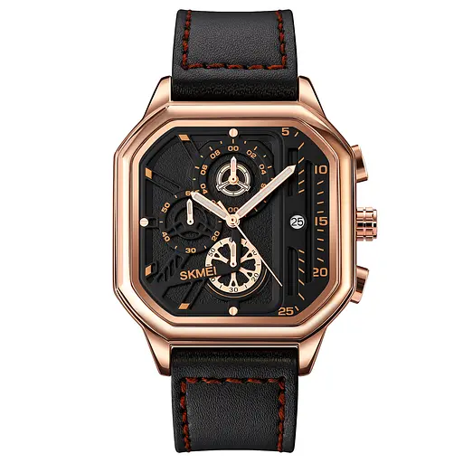 Наручний годинник чоловічий 1963RG Rose-Gold Skmei acs0030460 - фото 1