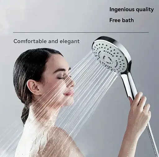 5-режимная насадка для душа, регулируемый напор, массажный эффект, экономия воды - фото 7