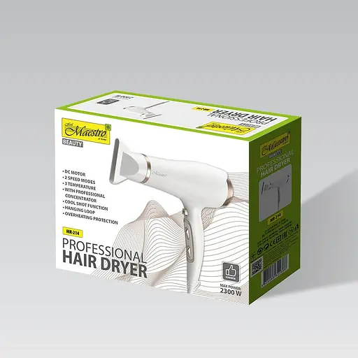 Профессиональный фен Maestro MR-214 - фото 3