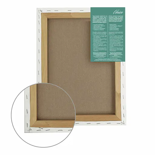 Полотно на підрамник Unico Unico у дрібне зерно бавовна акриловий грунт - фото 2