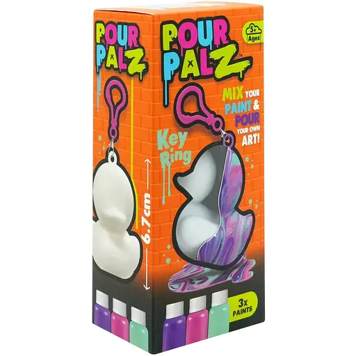 Набор для творчества ToyMonster Флюид Арт Брелок Утенок в ассортименте (GS-G26262) - фото 12