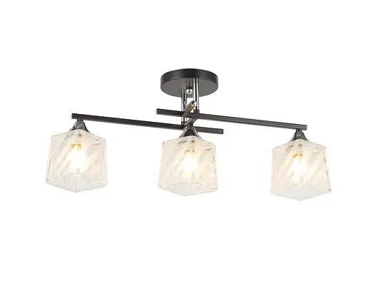 Декоративная люстра V 6307-3 BK+CR