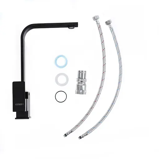 Смеситель для кухни Platinum 990 KT черный - фото 2