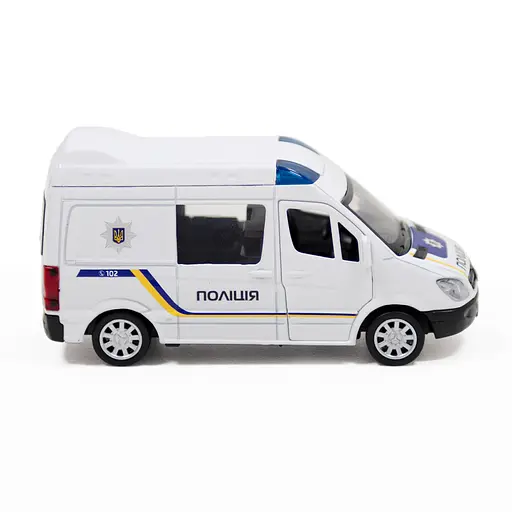 Автомодель детская Полиция MERCEDES-BENZ SPRINTER TechnoDrive 250294 инерционная - фото 5