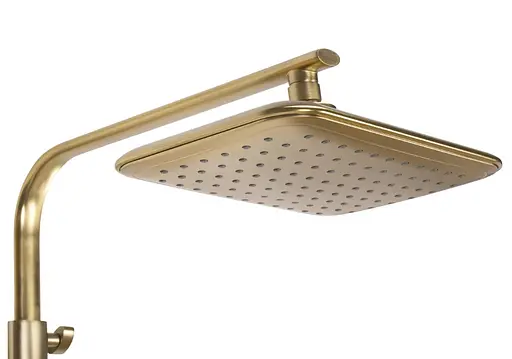 Душова система Rea Tom brushed gold з термостатом REA-P5004, Золотий - фото 2