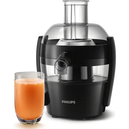 Соковыжималка Philips Viva Collection центробежная 500 Вт черная (HR1832/00) - фото 2