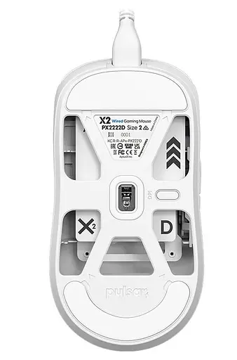 Мышь PULSAR X2 Medium White (PX2222D) - фото 2