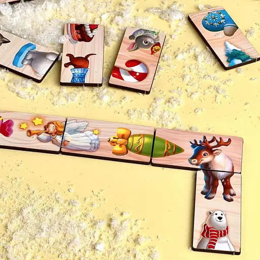 Настільна гра "Доміно-пазл" (ПСД240) PSD240, 28 плашок - фото 3