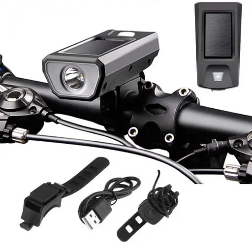 Велофара с сигналом Solar Luz FY-316 250lm - фото 5