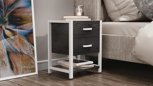 Тумба універсальна Вів'єн 2/1 50x41x40 білий ДСП Сосна Кембра 16мм FRD-104180 - фото 2