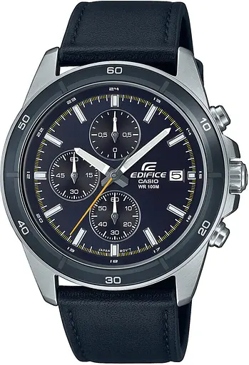 Часы Casio Edifice EFR-526L-2CVUEF для мужчин на кожаном ремешке