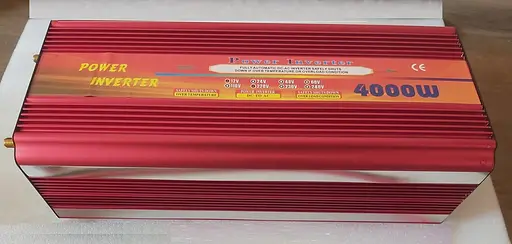 Инвертор напряжения Wave Inverter 4000 Вт 12-220В (Красный) - фото 3