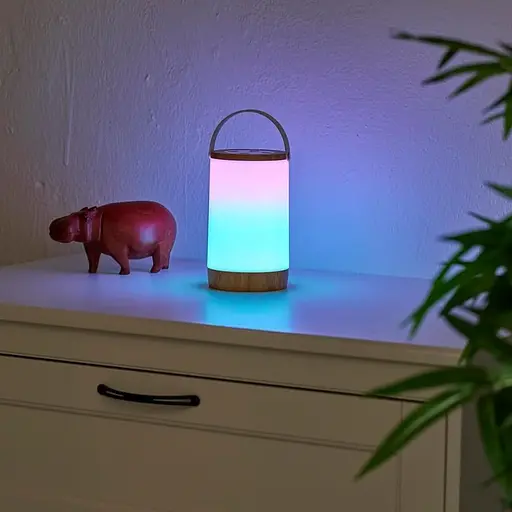 Настольный светильник Brille с аккумулятором TE-060 RGB+3000K+IC, USB - фото 8