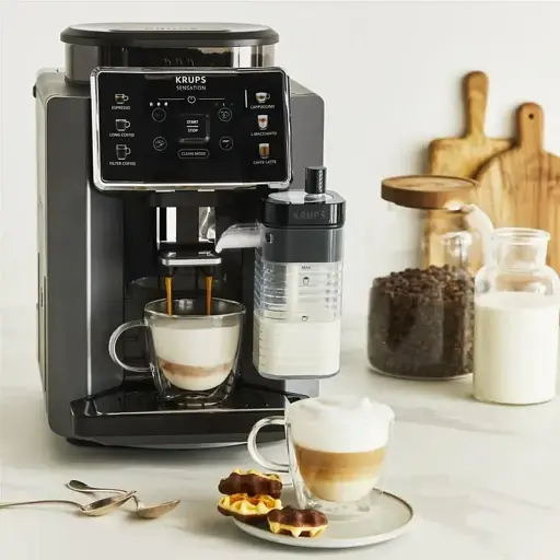 Кавомашина Krups Sensation Milk M90 чорний 1.7 л (EA912B10) - фото 10