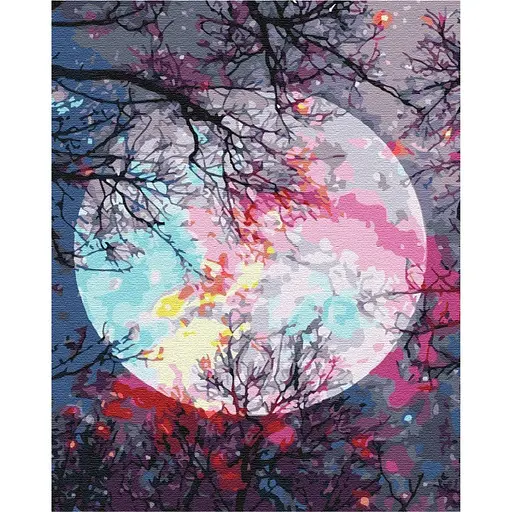 З видом на місяць Brushme 40x50 см різнокольорова 000276805