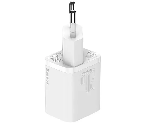 Блок зарядного адаптера Baseus Super Si Quick Charger 20 W USB-C (CCSUP-B02) белый - фото 4