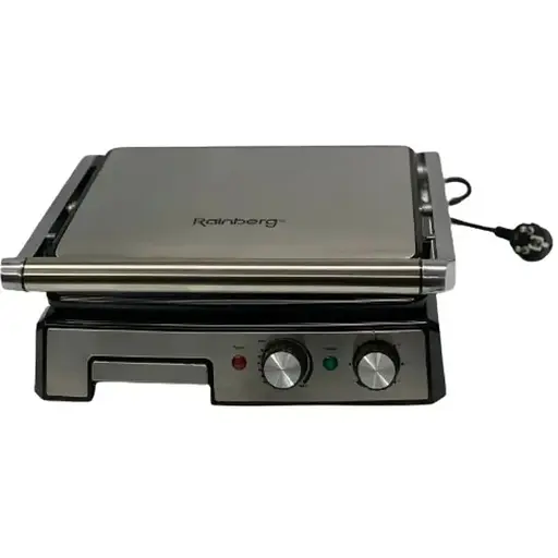 Прижимной контактный электрогриль Rainberg RB-2282 домашний 3800 Вт - фото 1