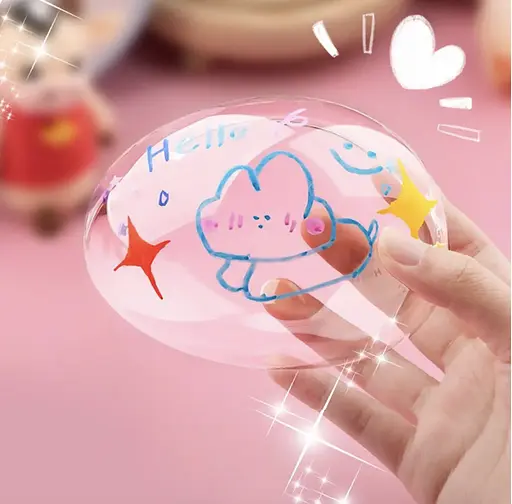 Двухсторонняя нано-лента Bubble Kit: суперэластичные воздушные шарики + насос и 20 упаковок наполнителей - фото 2