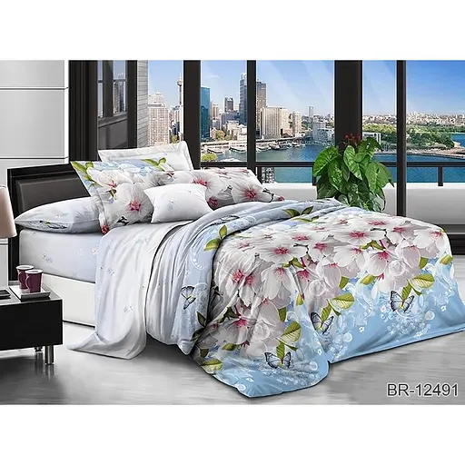 Комплект постельного белья TAG Tekstil Семейный 000247826 (BR-12491)