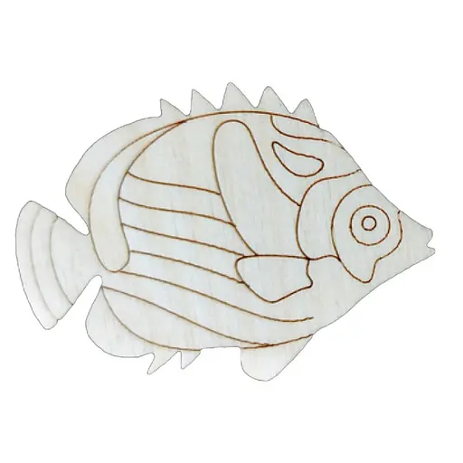 Набор детского творчества Роспись по дереву «Магниты-рыбы» Умняшка РД-007 - фото 3