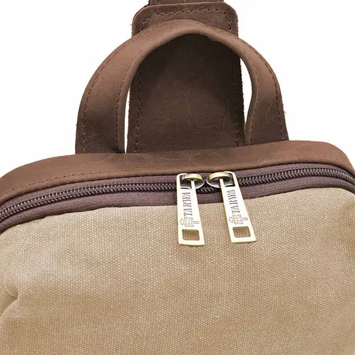 Кожаная сумка-слинг Tarwa 28х22х7 см sum0025526 - фото 7