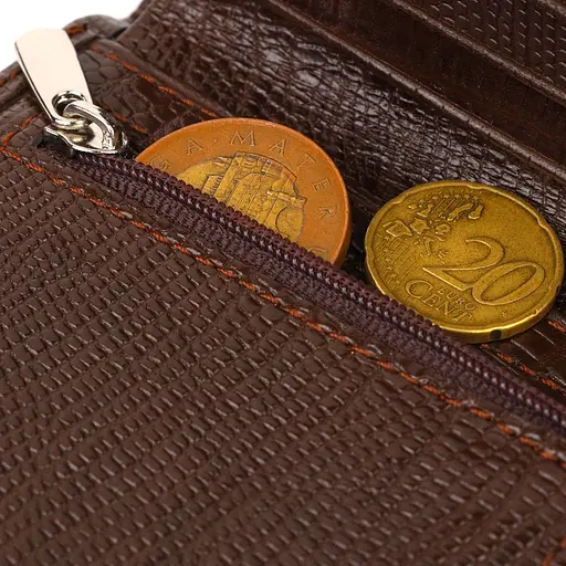 Мужской кожаный кошелек Canpellini 10х11.5х1 см acs0025590 - фото 5