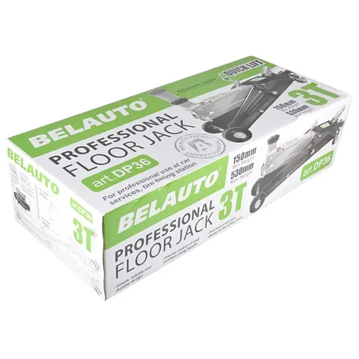 Домкрат гидравлический (подкатный) Belauto DP36, 3 т (DP36) - фото 5
