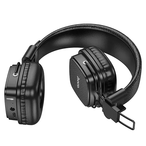 Накладні бездротові навушники Hoco W56 Earl Black - фото 4