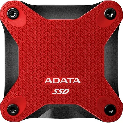Зовнішній накопичувач SSD, 512Gb, ADATA SD620, чорний/Red, USB 3.2 (Gen 2), 550 / 480 Мб/с (SD620-512GCRD) - фото 1