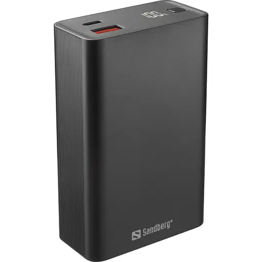 УМБ Sandberg 20000mAh 65W Type-C PD USB QC 3.0 кабель 100W 0.5m - фото 2
