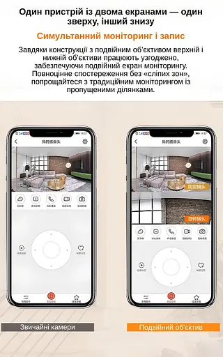 IP-камера цокольная с двойным объективом XON SmartCam Wi-Fi 1080P (GBWEW22VW 3718) Белая - фото 8