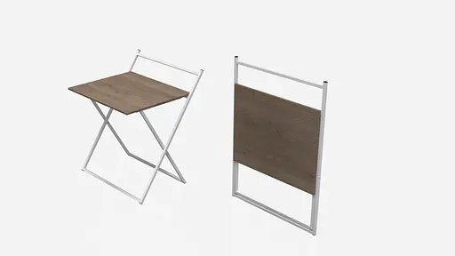 Стол трансформер Компакт 3 750x790x720 Белый металл ДСП Дуб Сонома Трюфель 16 мм FRD-104687 - фото 3