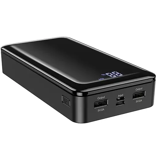 УМБ BOROFONE Extreme power bank BJ8 30000mAh зовнішній акумулятор чорний - фото 1