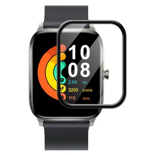 Полимерная пленка 3D (full glue) (тех.пак) Xiaomi Haylou RS4 (LS12) / Haylou RS4 Plus (LS11) Черный