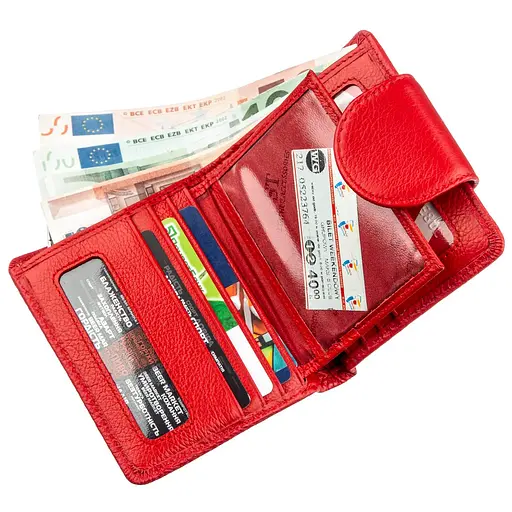 Жіночий шкіряний гаманець ST Leather 9.5х11 см acs0017000 - фото 4