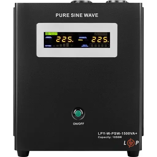 Источник бесперебойного питания (ИБП) LogicPower W1500 + 2 x LPM-GL батарея 12V - 100Ah (19801) [110356] - фото 2