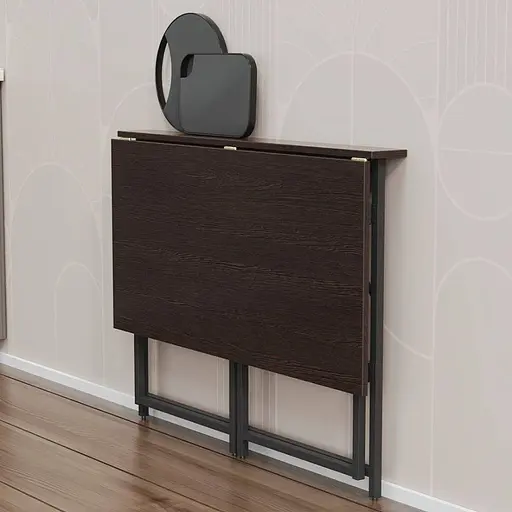 Стол раскладной Морис Ferrum-decor 750x1000x600 Черный металл ДСП Венге Магия 16 мм (FRD-105402) - фото 8