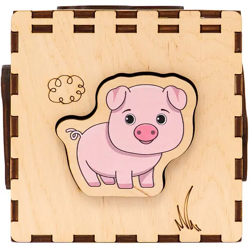 Кубик-сортер GoodPlay Ферма (CUB-4-007) - фото 4