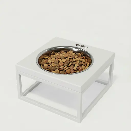 Hollky Base Solo M — миска на підставці для котів і середніх собак (1 × 0,8 л)