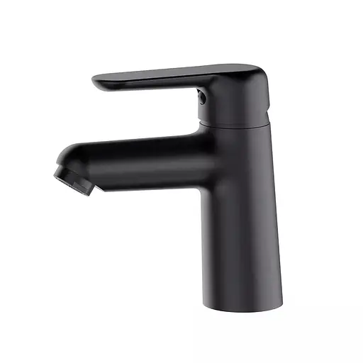 Змішувач для умивальника Frap F1017-6 Чорний матовий - фото 1