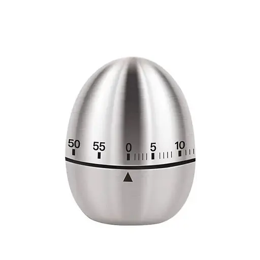 Таймер механический Semi Timer Egg из нержавеющей стали - фото 1