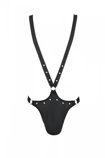 Боді чоловіче Passion Free Your Senses Harry 028 S/M чорний - фото 3