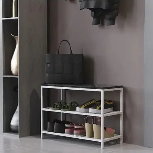 Банкетка універсальна Слайм 45x63x26 білий ДСП Сосна Кембра 16мм FRD-104079